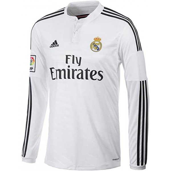 Camisa retro Adidas Real Madrid 2014 2015 I jogador manga comprida